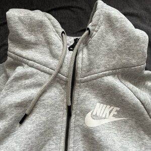 Nike women Full-Zip Hoodie grey